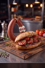Mando Hakiki Afyon %100 Doğal Kangal Sucuk 2 kg Acılı