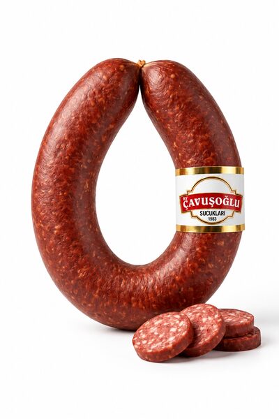 By Çavuşoğlu Sucukları 1983 Hakiki Afyon Sucuğu %100 Doğal 10 Kg Acısız