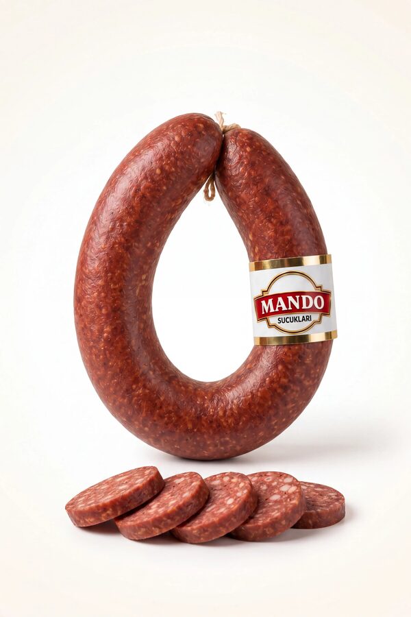 Mando Hakiki Afyon %100 Doğal Kangal Sucuk 2 kg Acılı
