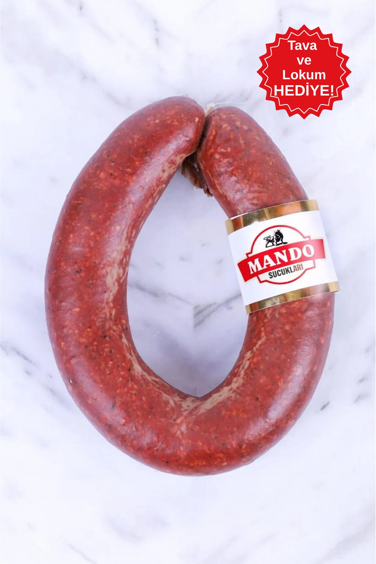 Mando Hakiki Afyon %100 Doğal Kangal Sucuk 5 kg Acısız